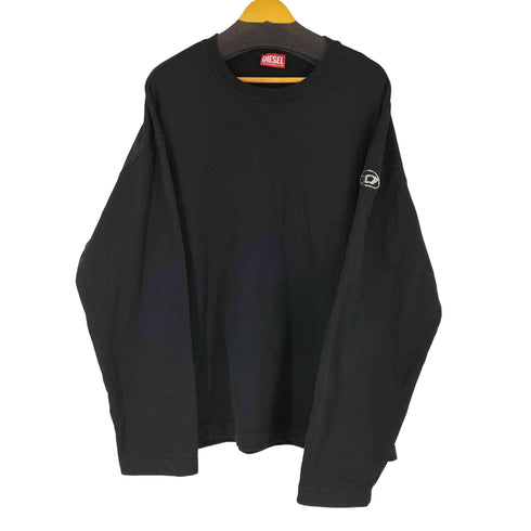 ディーゼル DIESEL 袖ロゴオーバーシルエットスウェット メンズ