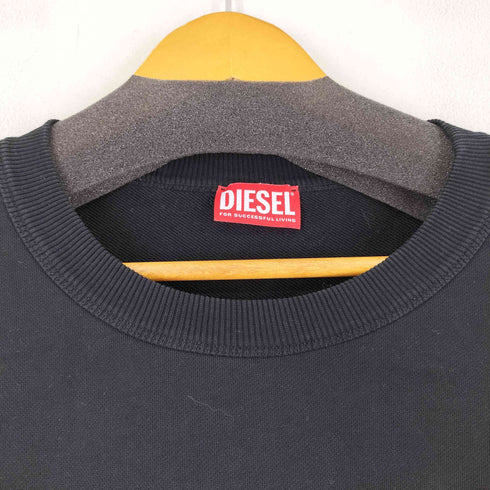 ディーゼル DIESEL 袖ロゴオーバーシルエットスウェット メンズ