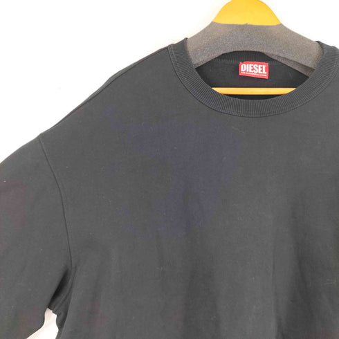ディーゼル DIESEL 袖ロゴオーバーシルエットスウェット メンズ