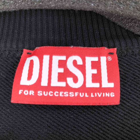 ディーゼル DIESEL 袖ロゴオーバーシルエットスウェット メンズ