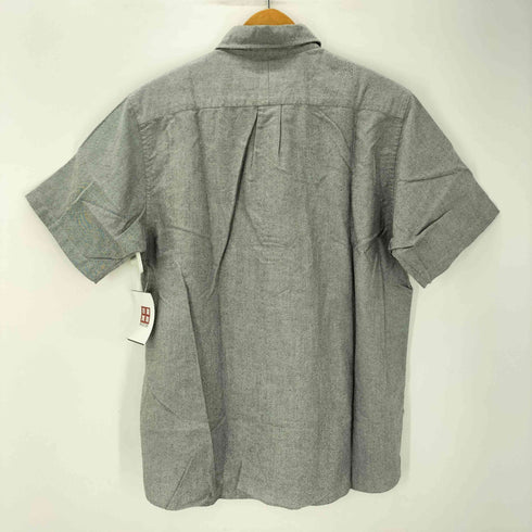 バックチャンネル Back Channel Original Fabric ロゴ 刺繍 ゴマ塩 ボタンダウン S/S シャツ メンズ JPN:L