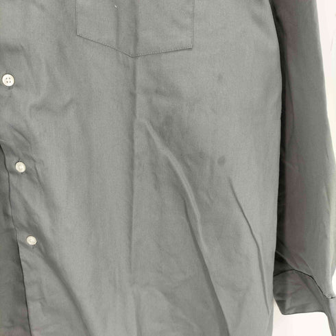 ヴァンヒューゼン VAN HEUSEN 90-00s LUX SATEEN REGULAR FIT L/Sサテンシャツ メンズ 18 34/35