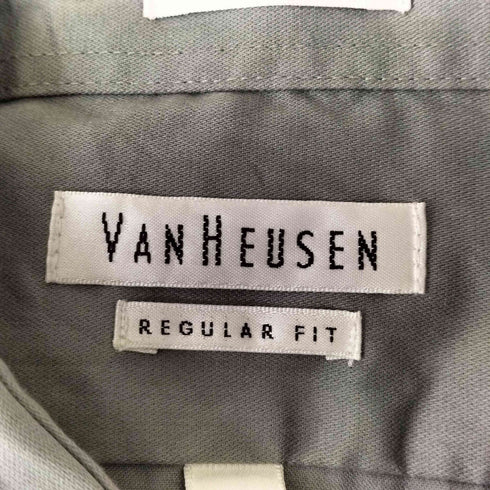 ヴァンヒューゼン VAN HEUSEN 90-00s LUX SATEEN REGULAR FIT L/Sサテンシャツ メンズ 18 34/35