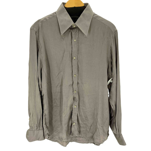 ROCKY MOLES L/Sサテンシャツ 襟芯 メンズ 16/41