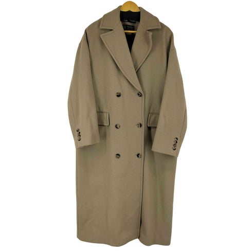 ザラ ZARA MANTECO ダブルブレスト トレンチコート レディース import:L