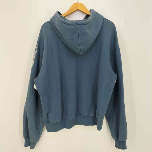 フォートゥーフォー 424 Printed Fleece-Back Cotton-Jersey Hoodie スター ペンキプリント クロップド プルオーバーパーカー メンズ import:M