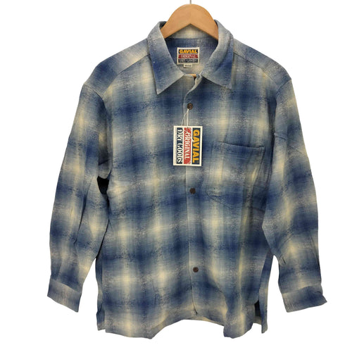 GAVIAL オープンカラー オンブレ ネルシャツ メンズ JPN:M