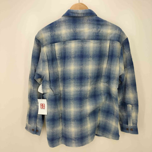 GAVIAL オープンカラー オンブレ ネルシャツ メンズ JPN:M