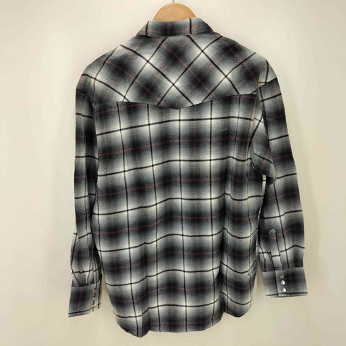 ビッグジョン BIG JOHN オンブレチェック ウエスタンネルシャツ メンズ JPN:M
