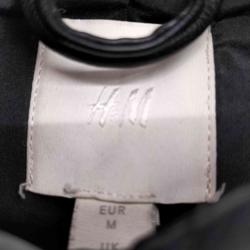 エイチアンドエム H&M フェイクレザーシャツジャケット レディース