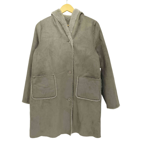 REI RISEE フェイクファー リバーシブルコート ムートン レディース M