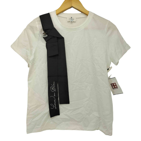 ランバンオンブルー LANVIN en Bleu メニーグログランリボンTEE レディース JPN:38