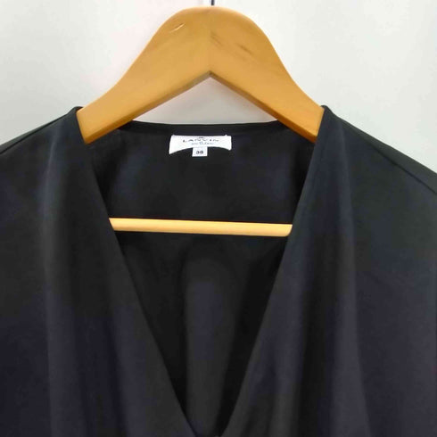 ランバンオンブルー LANVIN en Bleu バルーンスリーブペプラムジャケット レディース 38