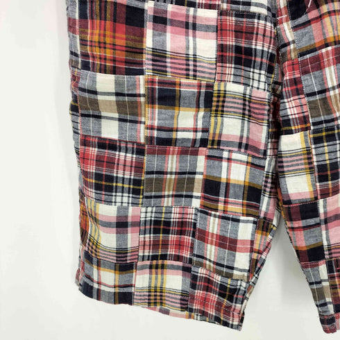 マスターピース MASTERPIECE MASTERPIECE2 マドラスチェック パッチワーク ショート パンツ ショーツ メンズ JPN:L