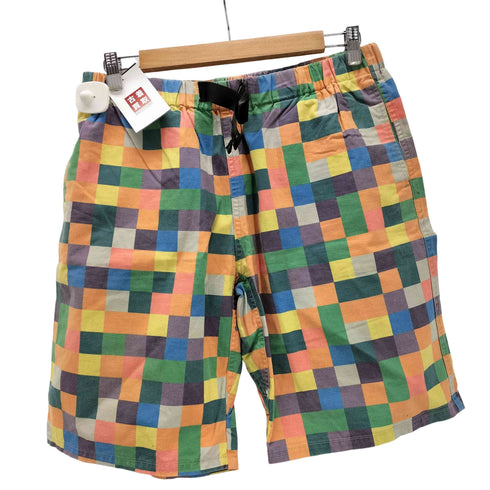 ワイルドシングス WILD THINGS ブロック 総柄 クライミング ショート パンツ ショーツ メンズ L