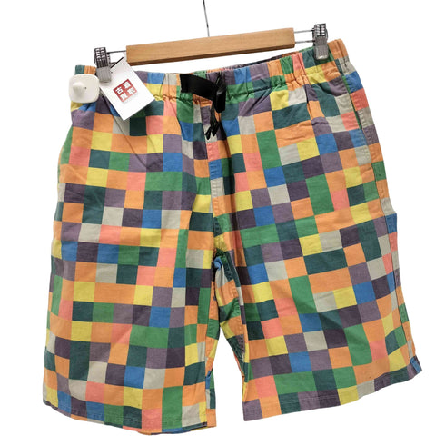 ワイルドシングス WILD THINGS ブロック 総柄 クライミング ショート パンツ ショーツ メンズ L