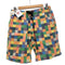 ワイルドシングス WILD THINGS ブロック 総柄 クライミング ショート パンツ ショーツ メンズ L