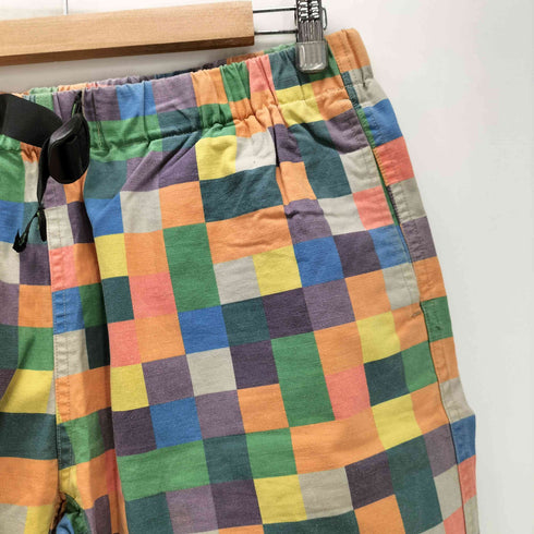 ワイルドシングス WILD THINGS ブロック 総柄 クライミング ショート パンツ ショーツ メンズ L