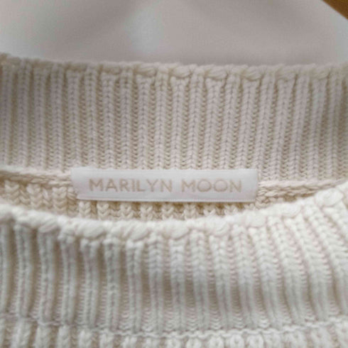 マリリンムーン MARILYN MOON ドッキングシアーニット レディース