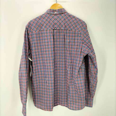 フレッドペリー FRED PERRY ロゴ 刺繍 ギンガムチェック ボタンダウン L/S シャツ メンズ import:L