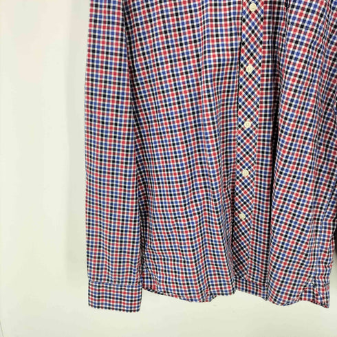 フレッドペリー FRED PERRY ロゴ 刺繍 ギンガムチェック ボタンダウン L/S シャツ メンズ import:L