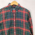 ラルフローレン RALPH LAUREN USA製 IMPORTED COTTON ポニー 刺繍 タータンチェック シャモア L/S シャツ メンズ import:L