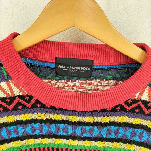 ミスタージュンコ Mr.JUNKO ネイティブ柄ニットトップス メンズ JPN:M