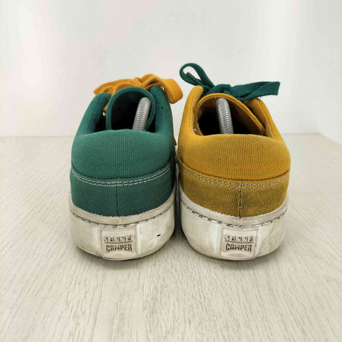 カンペール CAMPER テキスタイルメンズシューズ グリーン/マスタード メンズ JPN:42