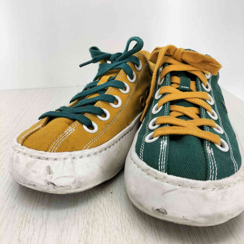 カンペール CAMPER テキスタイルメンズシューズ グリーン/マスタード メンズ JPN:42