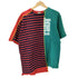 カラービーコン kolor BEACON 20SS Switching Border T-shirt スイッチング ボーダー Tシャツ ドッキング メンズ JPN:3