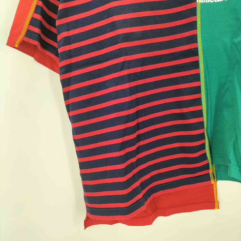 カラービーコン kolor BEACON 20SS Switching Border T-shirt スイッチング ボーダー Tシャツ ドッキング メンズ JPN:3