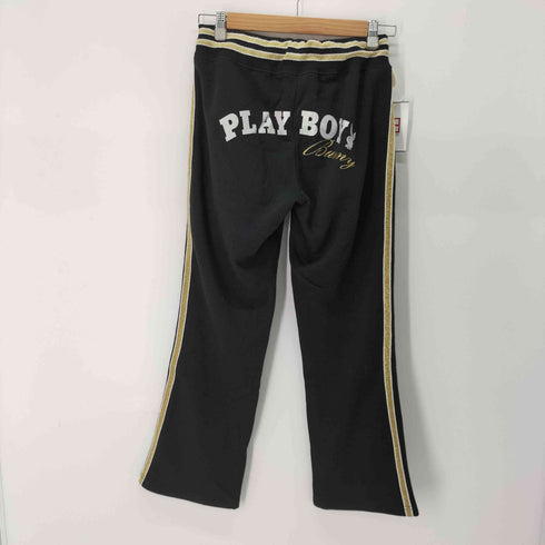 プレイボーイ PLAYBOY Y2K ラメ ラインストーン ジャージ セットアップ レディース L