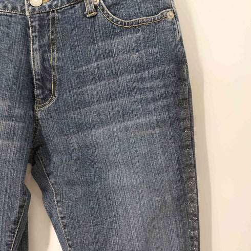 ラメ フレア デニムパンツ Y2K レディース 67-93-76