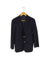 ジェイプレス J.PRESS ウールナイロン 金ボタン 紺ブレ 3B テーラードジャケット メンズ C-92 W-80 T-170
