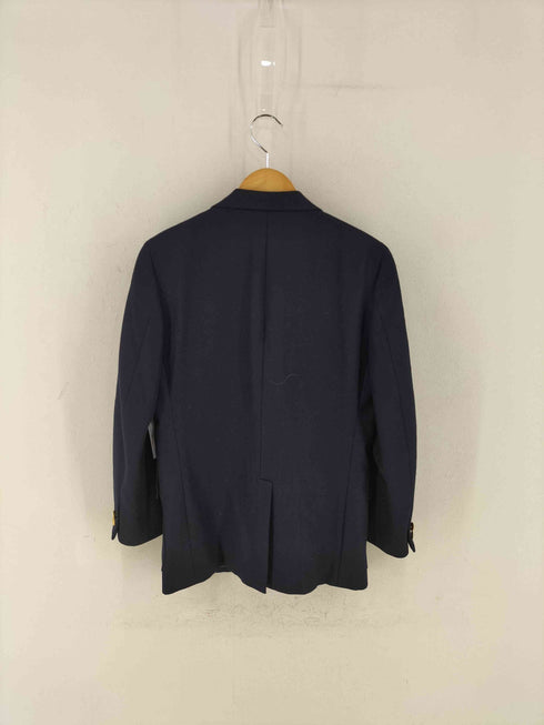 ジェイプレス J.PRESS ウールナイロン 金ボタン 紺ブレ 3B テーラードジャケット メンズ C-92 W-80 T-170