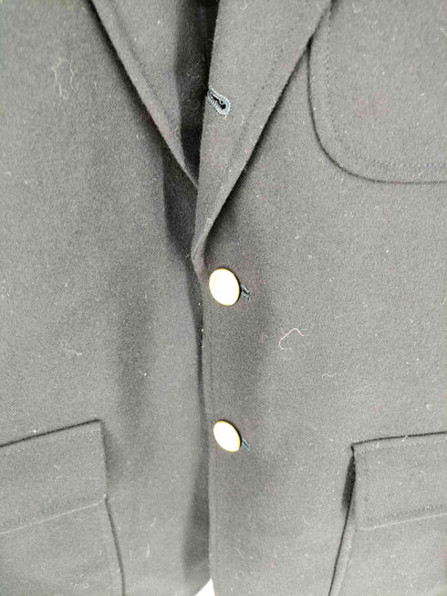 ジェイプレス J.PRESS ウールナイロン 金ボタン 紺ブレ 3B テーラードジャケット メンズ C-92 W-80 T-170