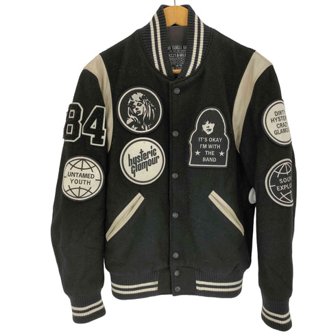ヒステリックグラマー HYSTERIC GLAMOUR 22AW THE HYSTERICアップリケ ヴァーシティジャケット メンズ JPN:M