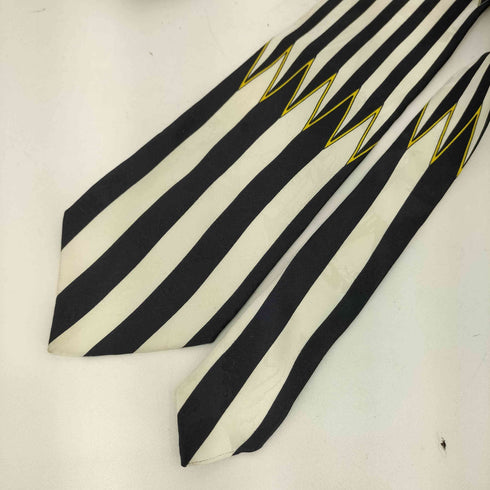 ヴェルサスヴェルサーチ VERSUS VERSACE イタリア製 シルク100 ストライプ柄 ネクタイ メンズ