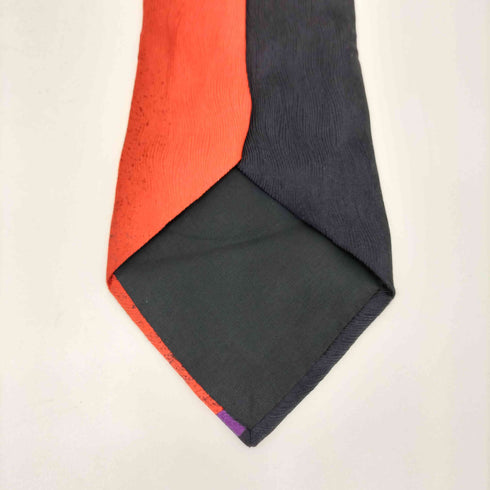 ヴェルサスヴェルサーチ VERSUS VERSACE イタリア製 シルク100 バイカラーネクタイ メンズ