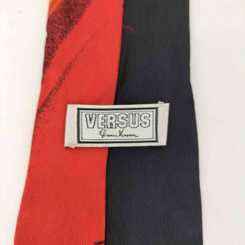 ヴェルサスヴェルサーチ VERSUS VERSACE イタリア製 シルク100 バイカラーネクタイ メンズ