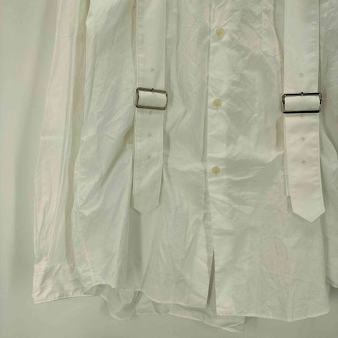 ブラックコムデギャルソン BLACK COMME des GARCONS AD2019 20SS サスペンダーデザイン L/S シャツ メンズ JPN:XL