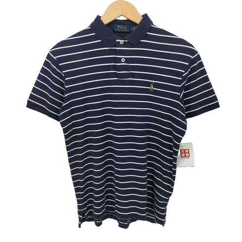ポロラルフローレン POLO RALPH LAUREN マルチポニー 刺繍 ボーダー ポロシャツ メンズ import:S