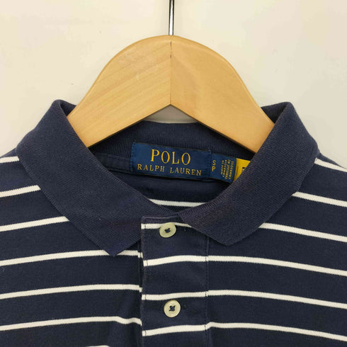 ポロラルフローレン POLO RALPH LAUREN マルチポニー 刺繍 ボーダー ポロシャツ メンズ import:S