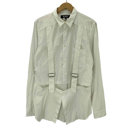 ブラックコムデギャルソン BLACK COMME des GARCONS AD2020 ベルテット ハーネス シャツ メンズ JPN:XL