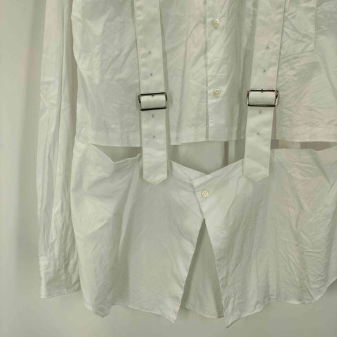 ブラックコムデギャルソン BLACK COMME des GARCONS AD2020 ベルテット ハーネス シャツ メンズ JPN:XL