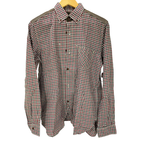 ジュンヤワタナベコムデギャルソンマン JUNYA WATANABE COMME des GARCONS MAN AD2013 異素材切替 ボタンダウン L/S チェック シャツ メンズ JPN:L