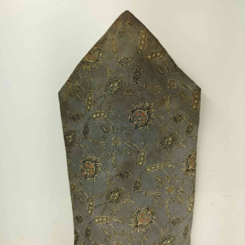 イヴサンローラン Yves Saint Laurent 花柄 シルク ネクタイ メンズ