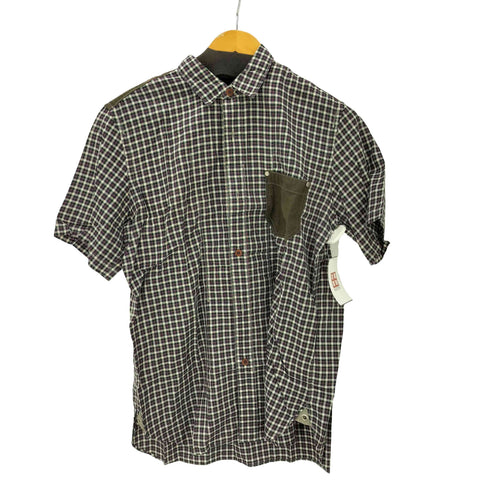 ジュンヤワタナベコムデギャルソンマン JUNYA WATANABE COMME des GARCONS MAN AD2013 異素材切替 S/S ポケット チェック シャツ メンズ JPN:L