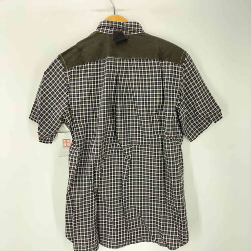 ジュンヤワタナベコムデギャルソンマン JUNYA WATANABE COMME des GARCONS MAN AD2013 異素材切替 S/S ポケット チェック シャツ メンズ JPN:L