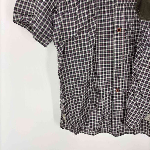 ジュンヤワタナベコムデギャルソンマン JUNYA WATANABE COMME des GARCONS MAN AD2013 異素材切替 S/S ポケット チェック シャツ メンズ JPN:L